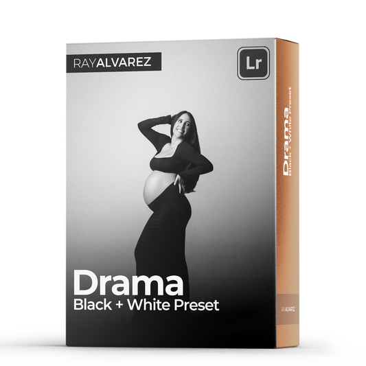 Drama Black + White Preset